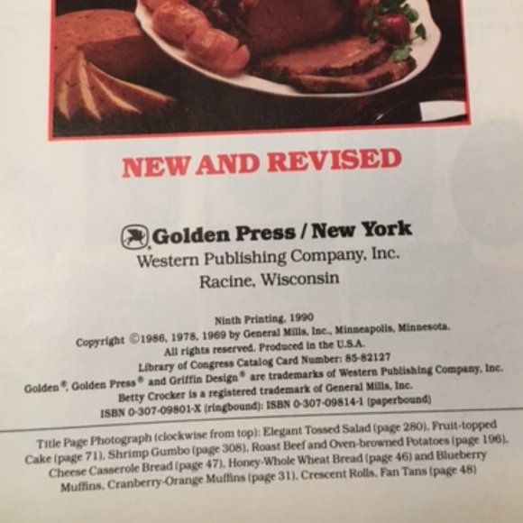 BETTY CROCKER'S COOKBOOK - Picture 3 of 4